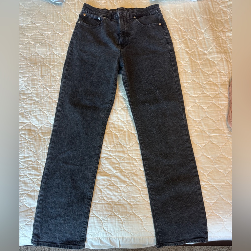 Madewell Women's 90s Straight Leg Jeans - Black